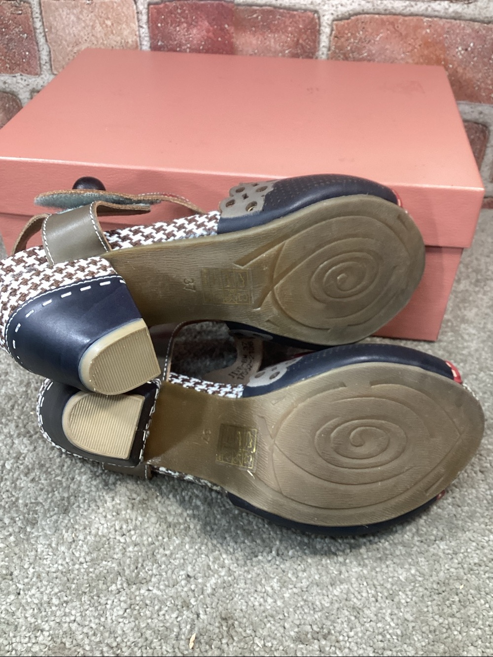 L’Artiste by Spring Step Jive Womens heeled Sandals size 37 eu size 6.5-7 US - Picture 7 of 7